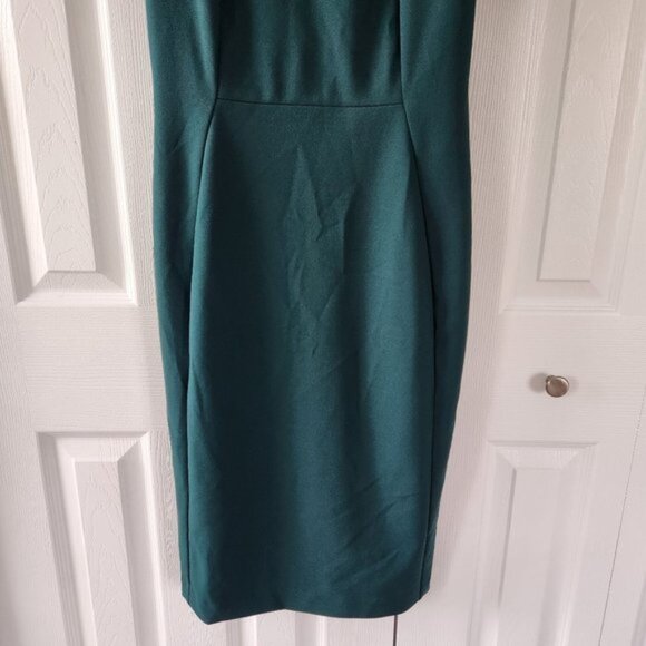 Calvin Klein Forest Green Short Sleeve Shift Dress NWOT - Picture 8 of 8